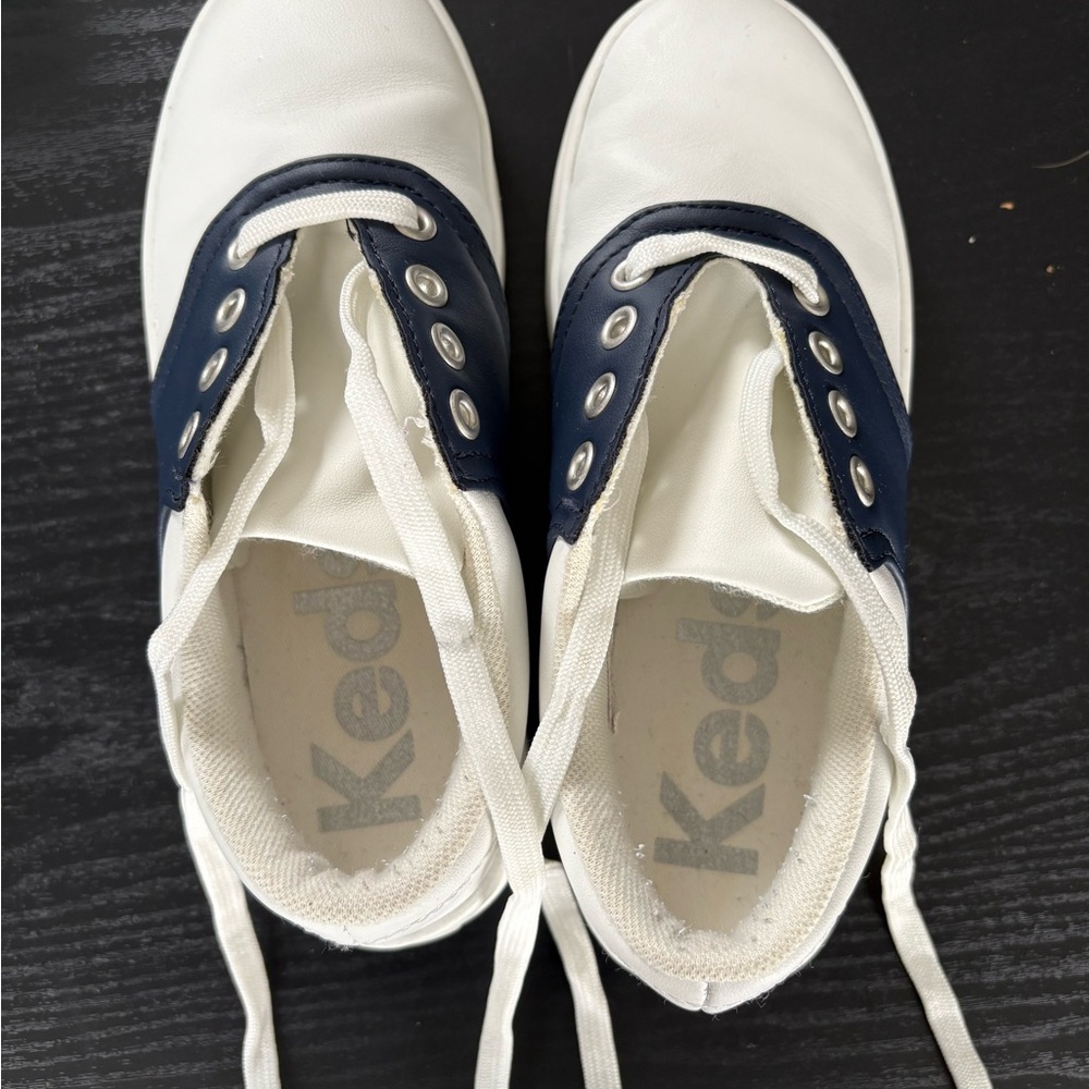 Keds Kids Navy and White Saddle Shoes
